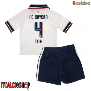 Bayern Munich Jonathan Tah #4 Seconda Maglia Bambino 2026-27 Manica Corta (+ Pantaloni corti)